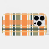 Schots oranje groene tartan gevlekt Case-Mate iPhone case (Achterkant (horizontaal))