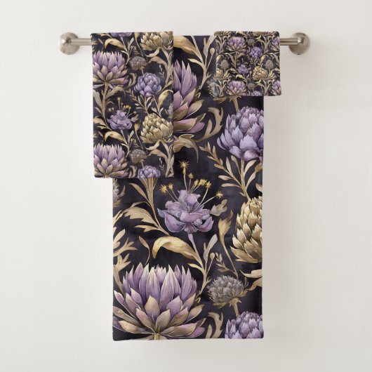 Schots Paarse Bad Handdoek (Insitu)