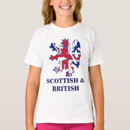 Schots patriottisch en Brits T-shirt