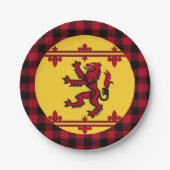 Schots patriottische vlag, Rampant, plaid, Schotla Papieren Bordje (Voorkant)