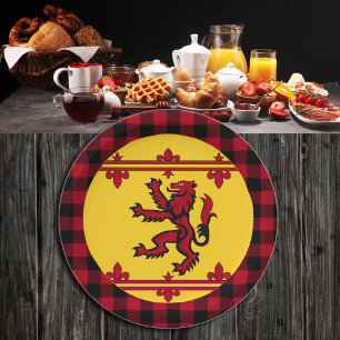 Schots patriottische vlag, Rampant, plaid, Schotla Papieren Bordje