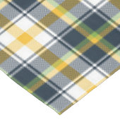 Schots patroonpatroon met blauwe en gele tartan tafelkleed (Gekanteld)