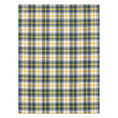 Schots patroonpatroon met blauwe en gele tartan tafelkleed (Voorkant)
