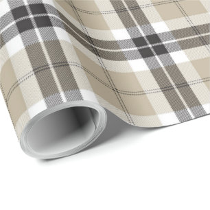 Schots patroonpatroon met tartan cadeaupapier