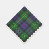 Schots patroonpatroon servet (Hoek)