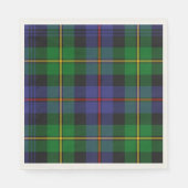Schots patroonpatroon servet (Voorkant)