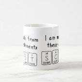 Schots periodieke lijstnaam mok (Center)