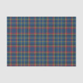 Schots Plaid in rood en blauw Tissuepapier (Voorkant)