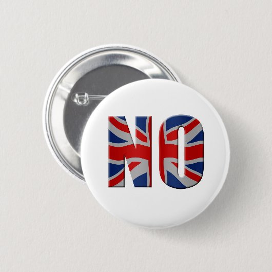 Schots referendum over onafhankelijkheid - stemmin ronde button 5,7 cm (Voorkant /achterkant)