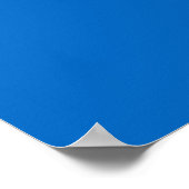 Schots Referendum Schotland op Blauw Poster (Hoek)