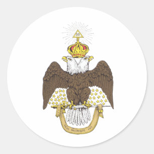 Schots ritueel ronde sticker