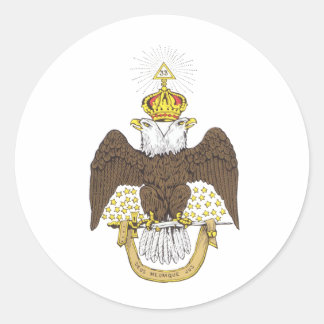 Schots ritueel ronde sticker