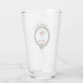 Schots Robertson Modern Clan Crest Schots bier Glas (Achterkant)
