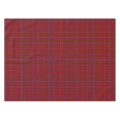 Schots Roos Modern Red Tartan Tafelkleed (Voorkant (Horizontaal))