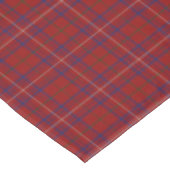 Schots Roos Modern Red Tartan Tafelkleed (Gekanteld)