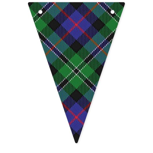 Schots Roos op het Schotse schiereiland Tartan Vlaggetjes (Derde vlag)