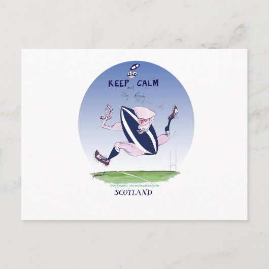 Schots rugbyteam, Tony Fernandes Briefkaart (Voorkant)