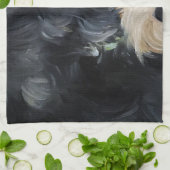 Schots schottenscottie voor zwarte en piepende sch theedoek (Gevouwen)