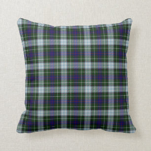 Schots Sierkussen met blauwe tartan