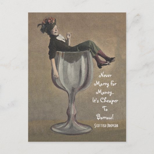  Schots spreekwoord voor Wisdom Briefkaart (Voorkant)