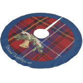 Schots Stewart Clan Tartan Naam Tree Skirt Kerstboom Rok (Gekanteld)