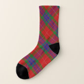 Schots Style Clan Fraser Tartan Pset Sokken (Links - buitenkant)