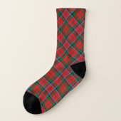 Schots Style Clan MacNaughton Tartan Pset Sokken (Links - buitenkant)