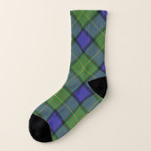 Schots Style Clan Muir Tartan Pset Sokken (Links - buitenkant)