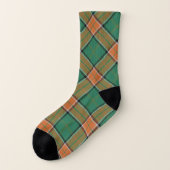 Schots Style Clan Pollock Tartan Pset Sokken (Links - buitenkant)
