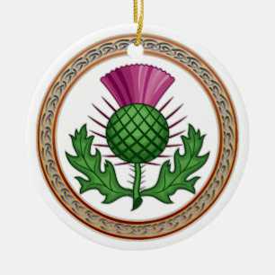 Schots symbool keramisch ornament