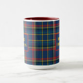 Schots Tartan Plaid Clan  patroon Mok (Midden)
