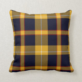 Schots Tartan Pset Navy Blue Yellow Red Celtic Kussen