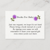 Schots Tartanthistle Flower Cute Baby shower Informatiekaartje (Voorkant)