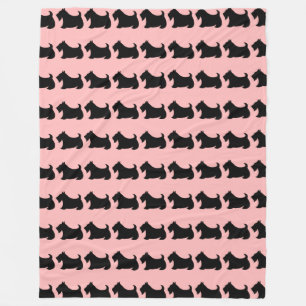 Schots terrier: Scotty Dog Blanket Gift Fleece Deken