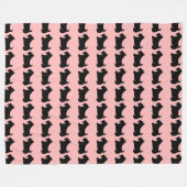 Schots terrier: Scotty Dog Blanket Gift Fleece Deken (Voorkant (Horizontaal))