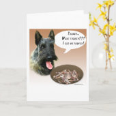 Schots Terrier Turkije Kaart (Gele Bloem)