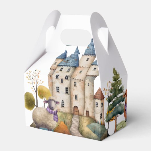 Schots thema verjaardagsfeestje bedankdoosjes (Achterkant)