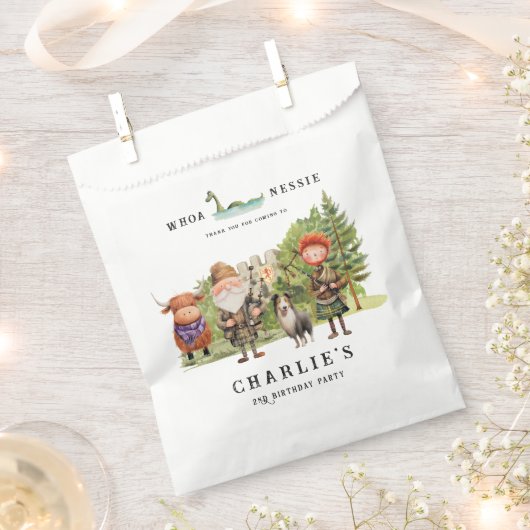 Schots thema verjaardagsfeestje bedankzakje (Geknipt)