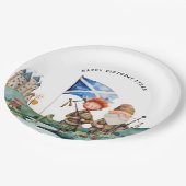 Schots thema verjaardagsfeestje papieren bordje (Gekanteld)