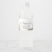 Schots thema verjaardagsfeestje waterfles etiket (Voorkant)