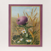 Schots Thistle Flowers  Afbeelding Legpuzzel (Verticaal)