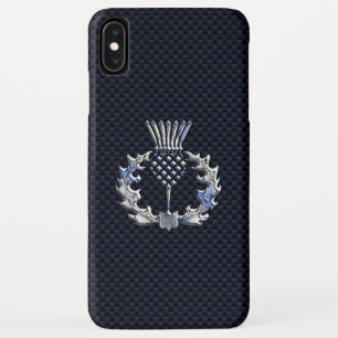 Schots Thistle in Chrome Style iPhone XS Max Hoesje