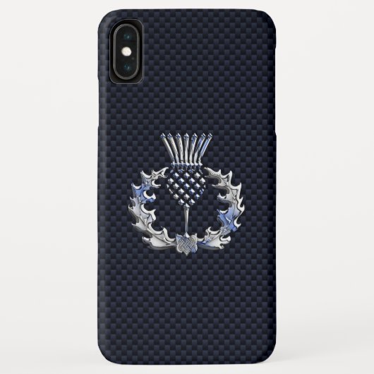 Schots Thistle in Chrome Style Case-Mate iPhone Case (Achterkant)