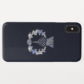Schots Thistle in Chrome Style Case-Mate iPhone Case (Achterkant (horizontaal))