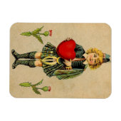 Schots  Valentijn en rood hart Magneet (Horizontaal)