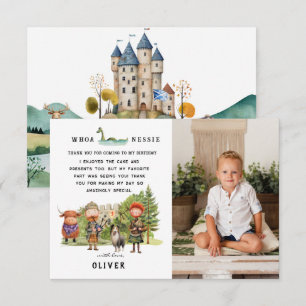 Schots verjaardagsfeestje   Foto Dank u Bedankkaart