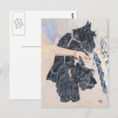 Schots verlichtingskaarsen briefkaart (Voorkant / Achterkant)