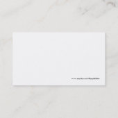 Schots Visitekaartje met tartan Pset (Achterkant)