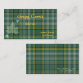 Schots Visitekaartje met tartan Pset (Voorkant / Achterkant)