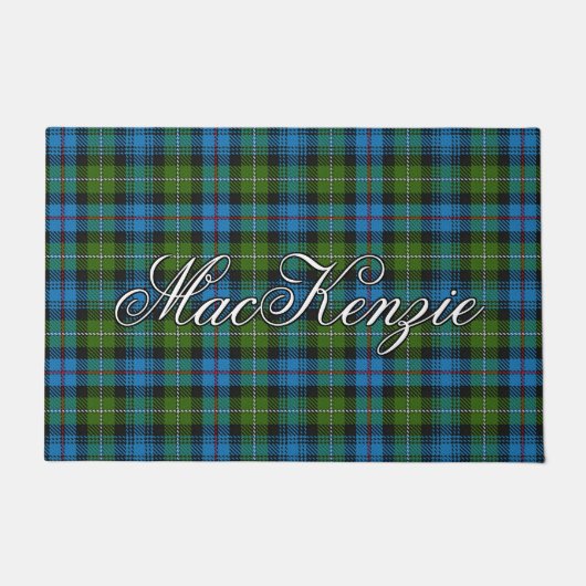 Schots Vista Clan MacKenzie Tartan Pset Deurmat (Voorkant)